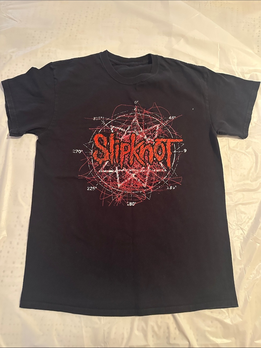 Slipknot Graphic Band Tee Black Heavy Metal Shirt Short Sleeve